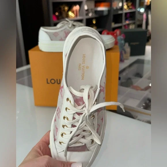 Louis Vuitton sneakers white pink - Picture 3 of 6